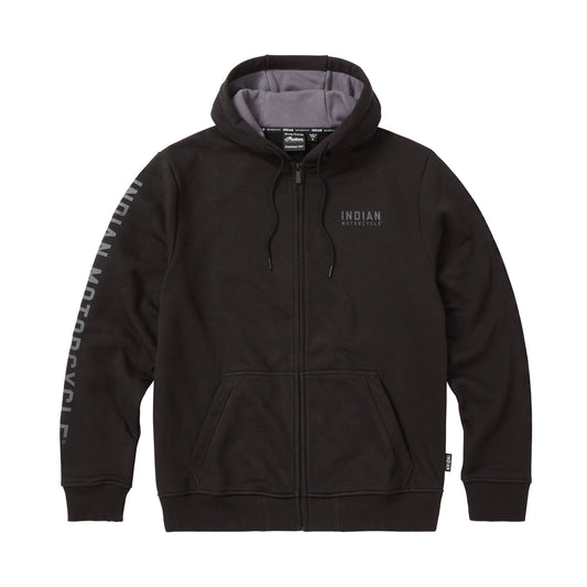 Men's Embroidered Hoodie, Black