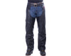 Men's Traditional Leather Chaps, Black