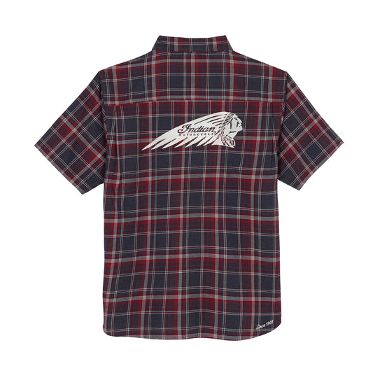 Men's Springfield Plaid Shirt, Navy