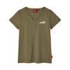 Women's Spirit Lake IA Henley T-Shirt, Green