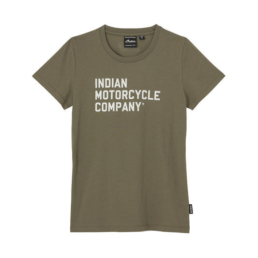 Women's Indian Motorcycle Company Logo T-Shirt, Green