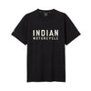 Men's Block Logo Print T-shirt, Black