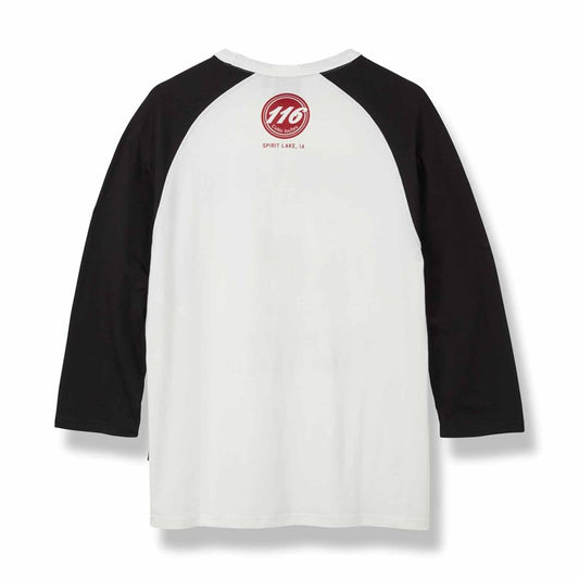 Men’s IMC Contrast Baseball T-Shirt, White