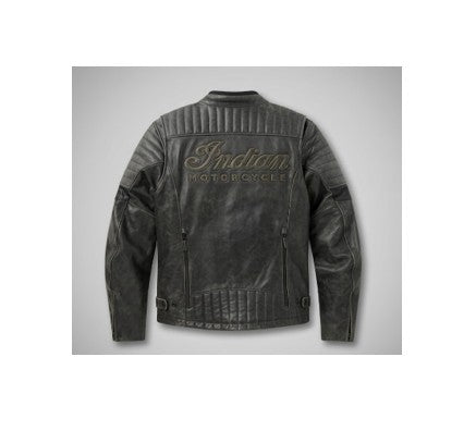 Indian Motorcycle Men's Passing Link III Leather Jacket