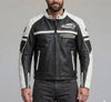 Men’s Black Indian Motorcycle Leather Riding Jacket Vintage Biker Style