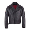 Indian Motorcycle Men's Horsehide Libery Jacket, Black