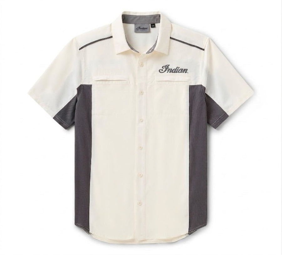Indian Men's TECH Bar & Shield Vented Shirt - Indian Motorcycle Jacket