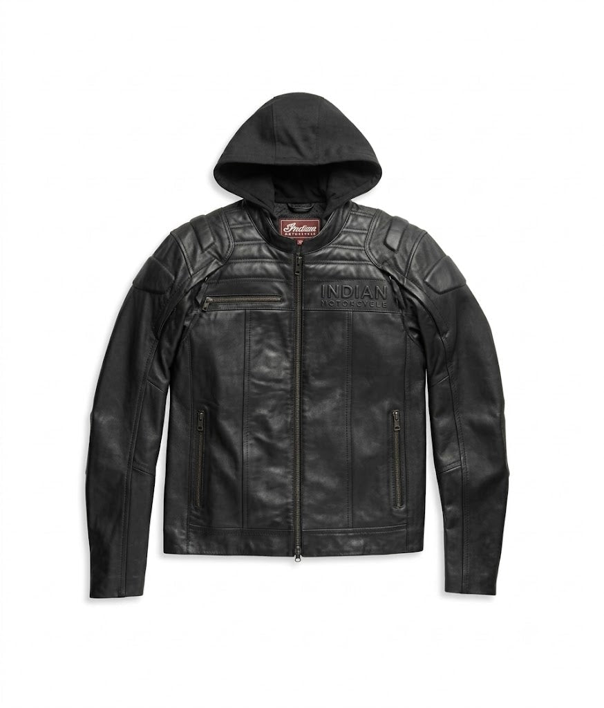 Indian Motorcycle Men's Auroral II 3-in-1 Leather Jacket - Indian Motorcycle Jacket
