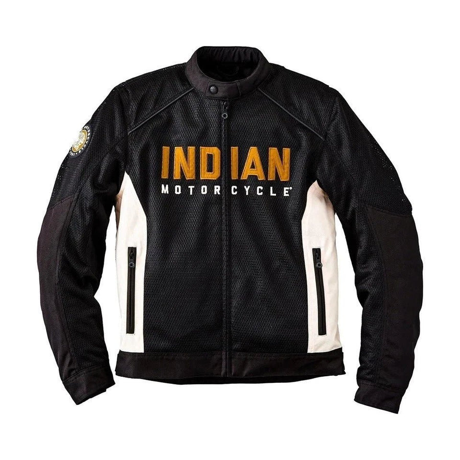 Men's Indian Motorcycle Lightweight Mesh Biker Racing Jacket - Indian Motorcycle Jacket