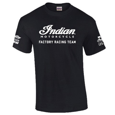 Race Replica Script T-Shirt, Black - Indian Motorcycle Jacket