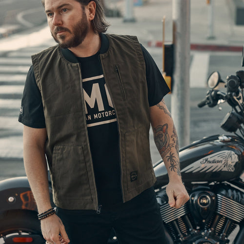 Men's Leather Vests