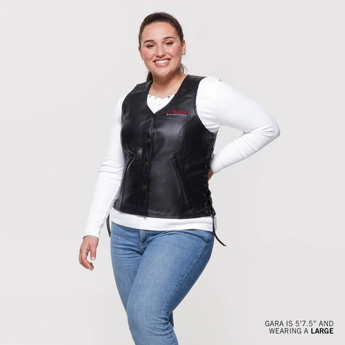 Women's Leather Vests