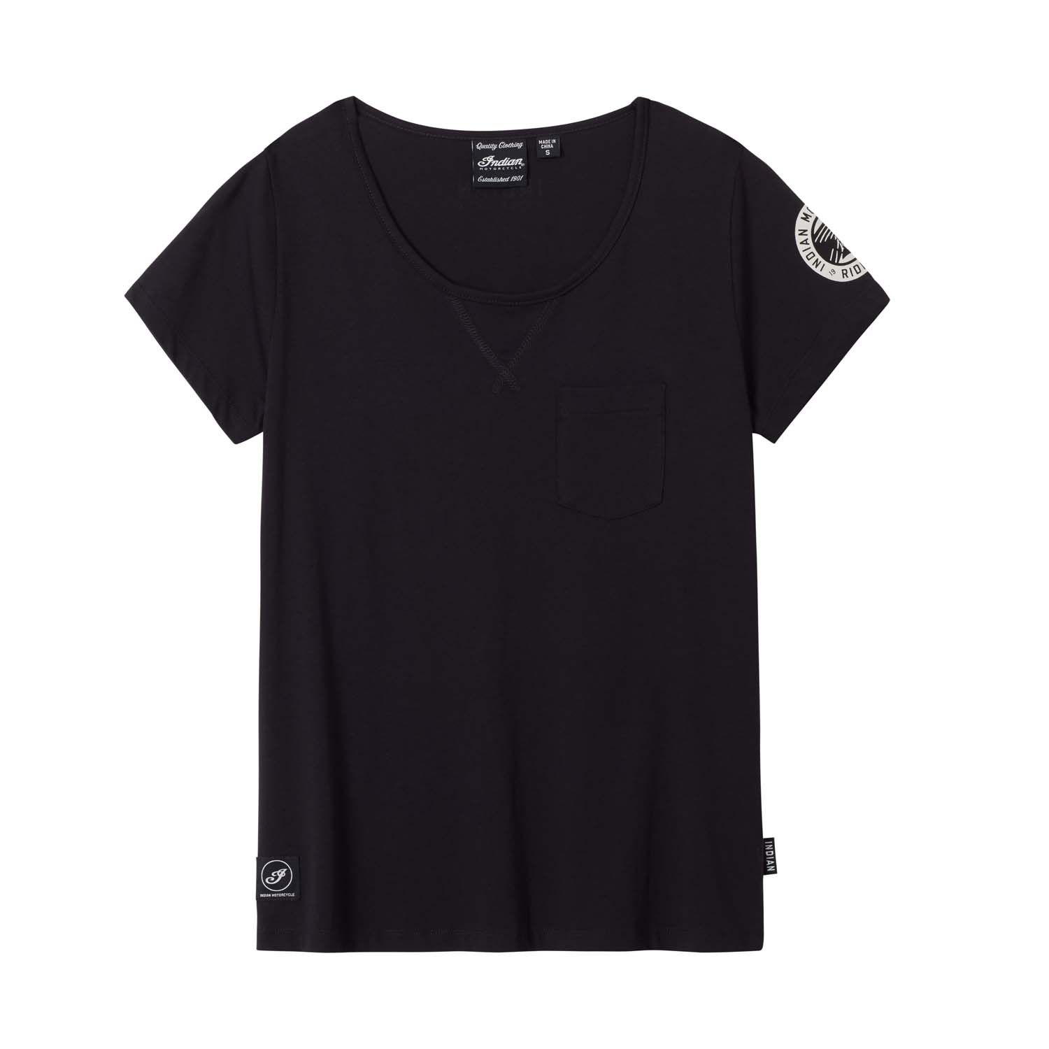 IMR Exclusive Women's Pocket T-Shirt, Black