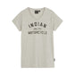 Women's V-Neck 1901 T-Shirt, Gray