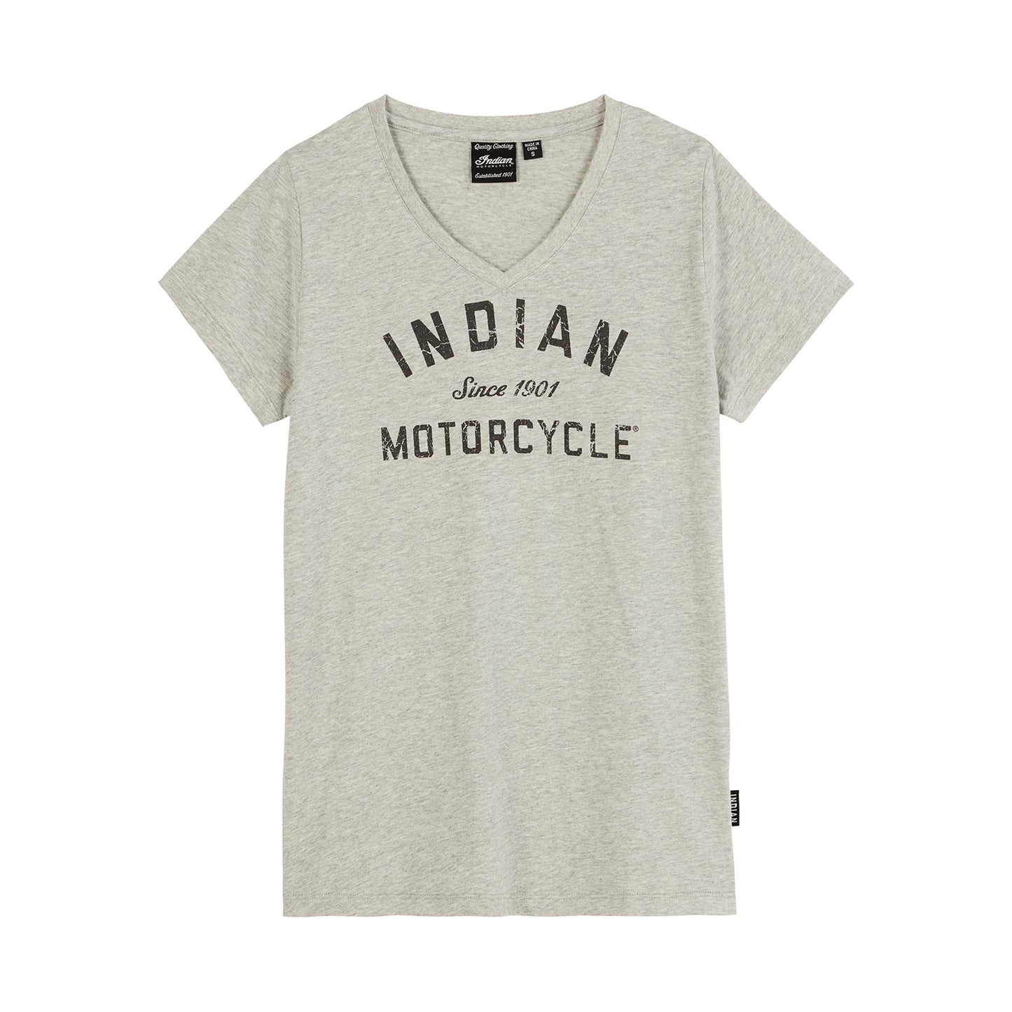 Women's V-Neck 1901 T-Shirt, Gray