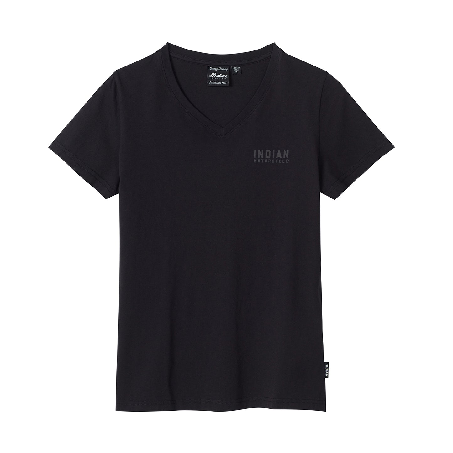 Women's Block Logo Stud T-Shirt, Black