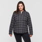 Women's Chicago Plaid Shirt, Black