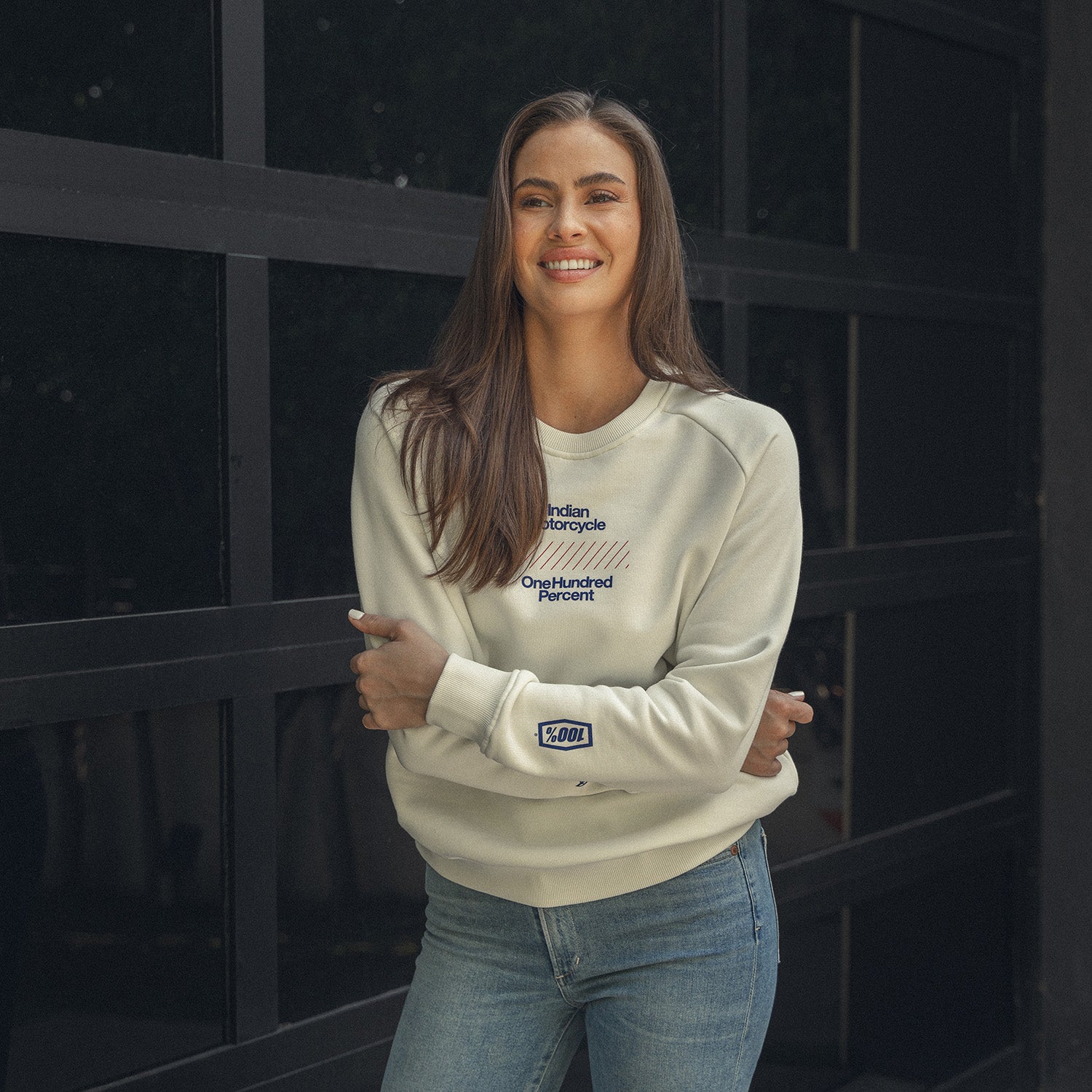Women’s IMC X 100% Sweatshirt, White