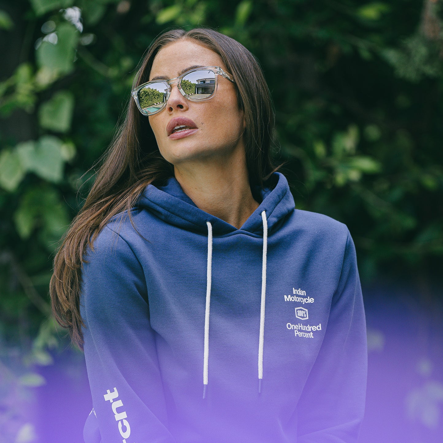 Women’s IMC X 100% Hoodie, Navy