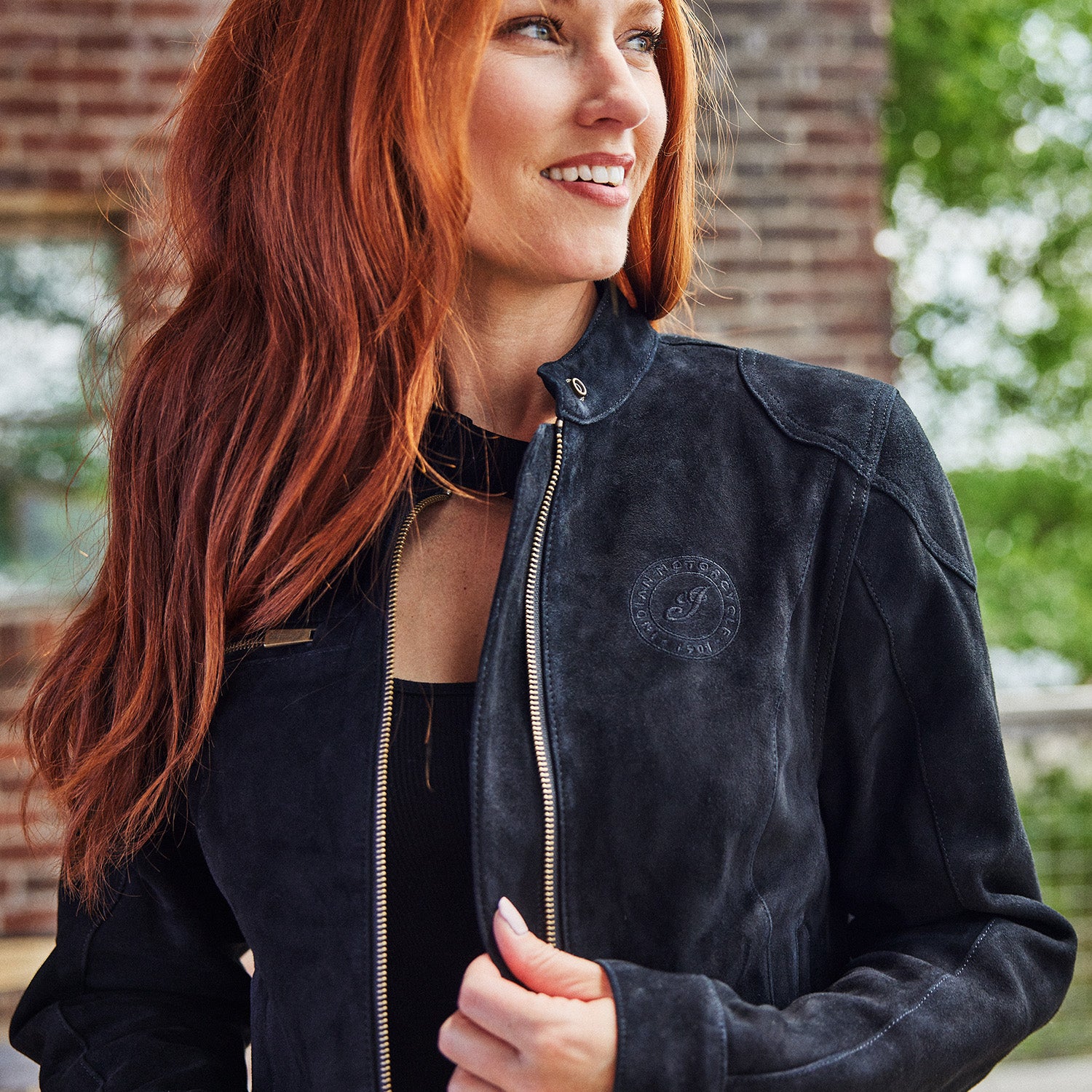 Women's Cleveland Suede Jacket, Black