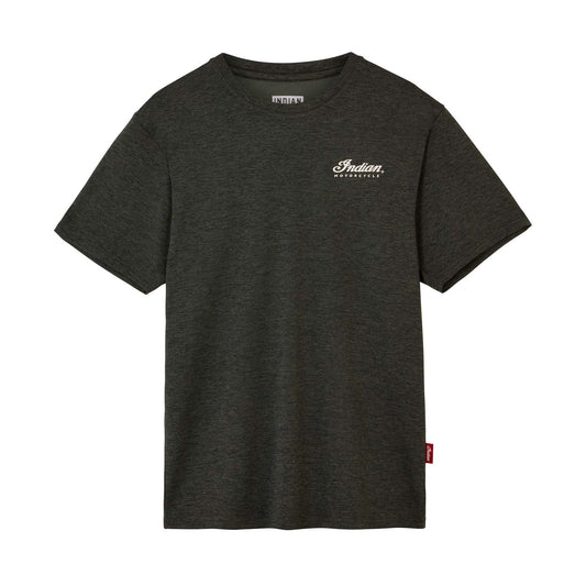Men's Established Script Athlete T-Shirt, Khaki