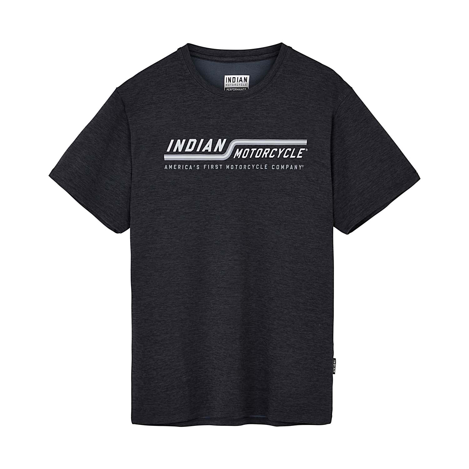 Men's Line Graphic Athlete T-Shirt, Black