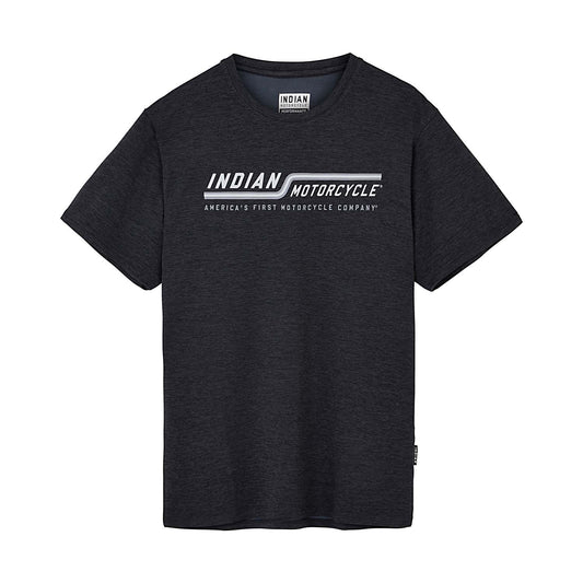 Men's Line Graphic Athlete T-Shirt, Black