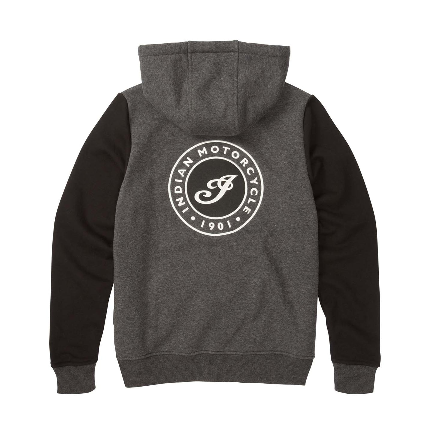 Women's Charcoal Black Contrast Hoodie, Gray