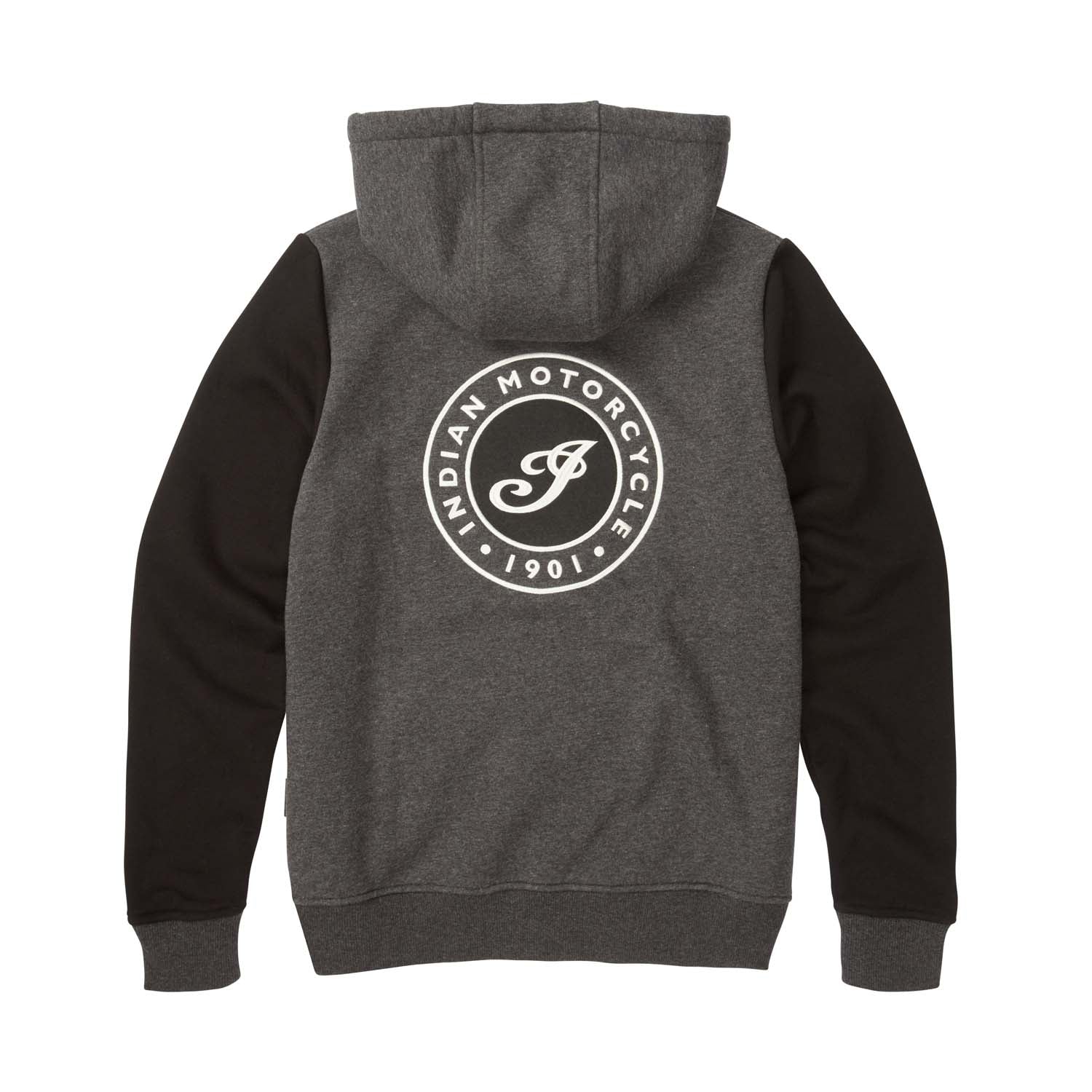 Women's Charcoal Black Contrast Hoodie, Gray