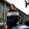 Women’s Colorblock Sweatshirt, Navy