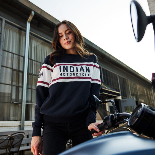 Women’s Colorblock Sweatshirt, Navy