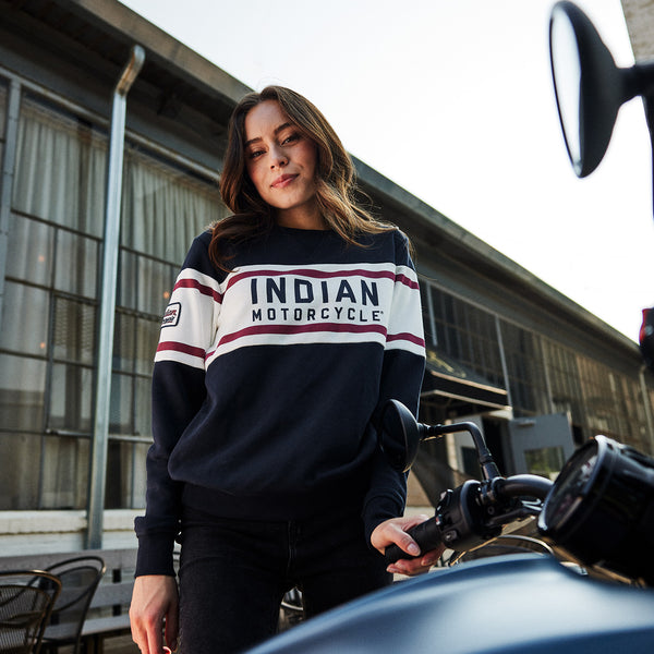 Women’s Colorblock Sweatshirt, Navy