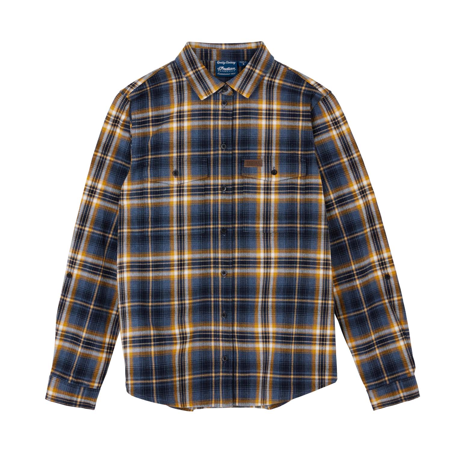 Women's Kansas Plaid Shirt, Navy
