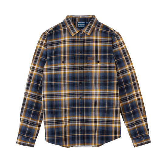 Women's Kansas Plaid Shirt, Navy