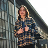 Women's Kansas Plaid Shirt, Navy