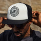 Black And White I Script Flat Peak Cap, Multi