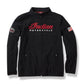 Men's Zip Thru Fleece, Black