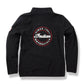 Men's Zip Thru Fleece, Black