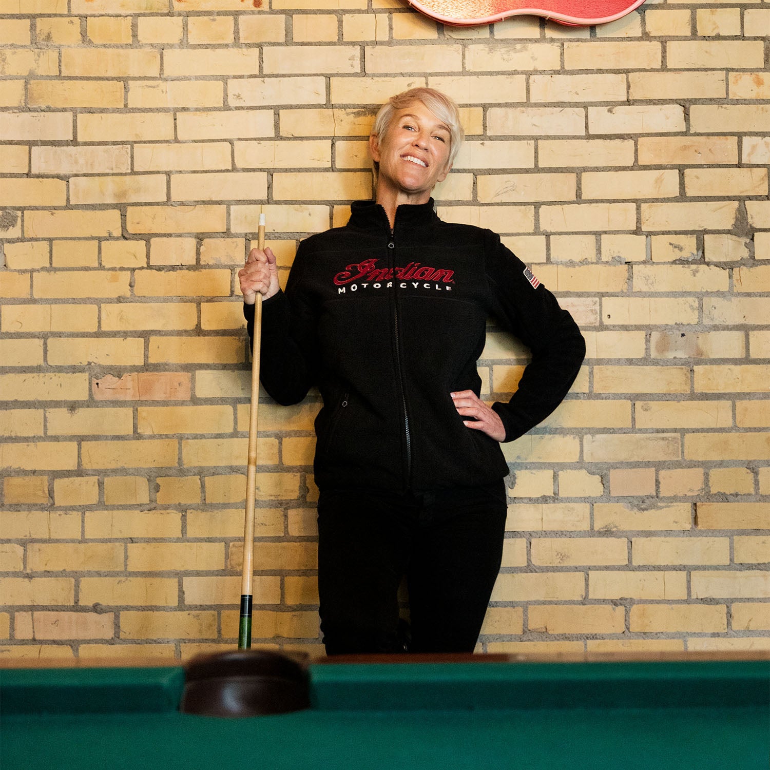 Women's Zip Thru Fleece, Black