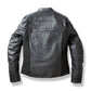 Women's Drew Leather Jacket, Black