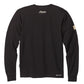 Men's Long Sleeve Script Logo T-Shirt, Black