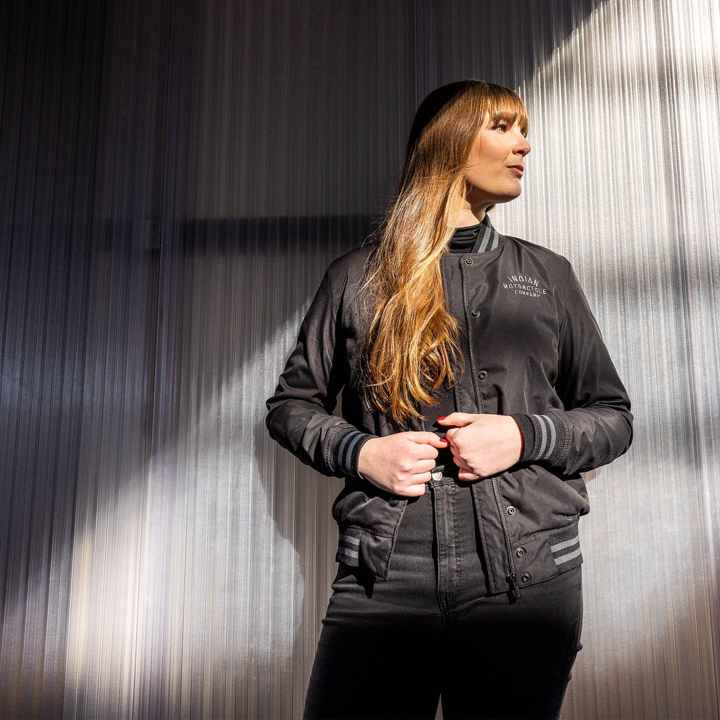Women's Casual Bomber, Black