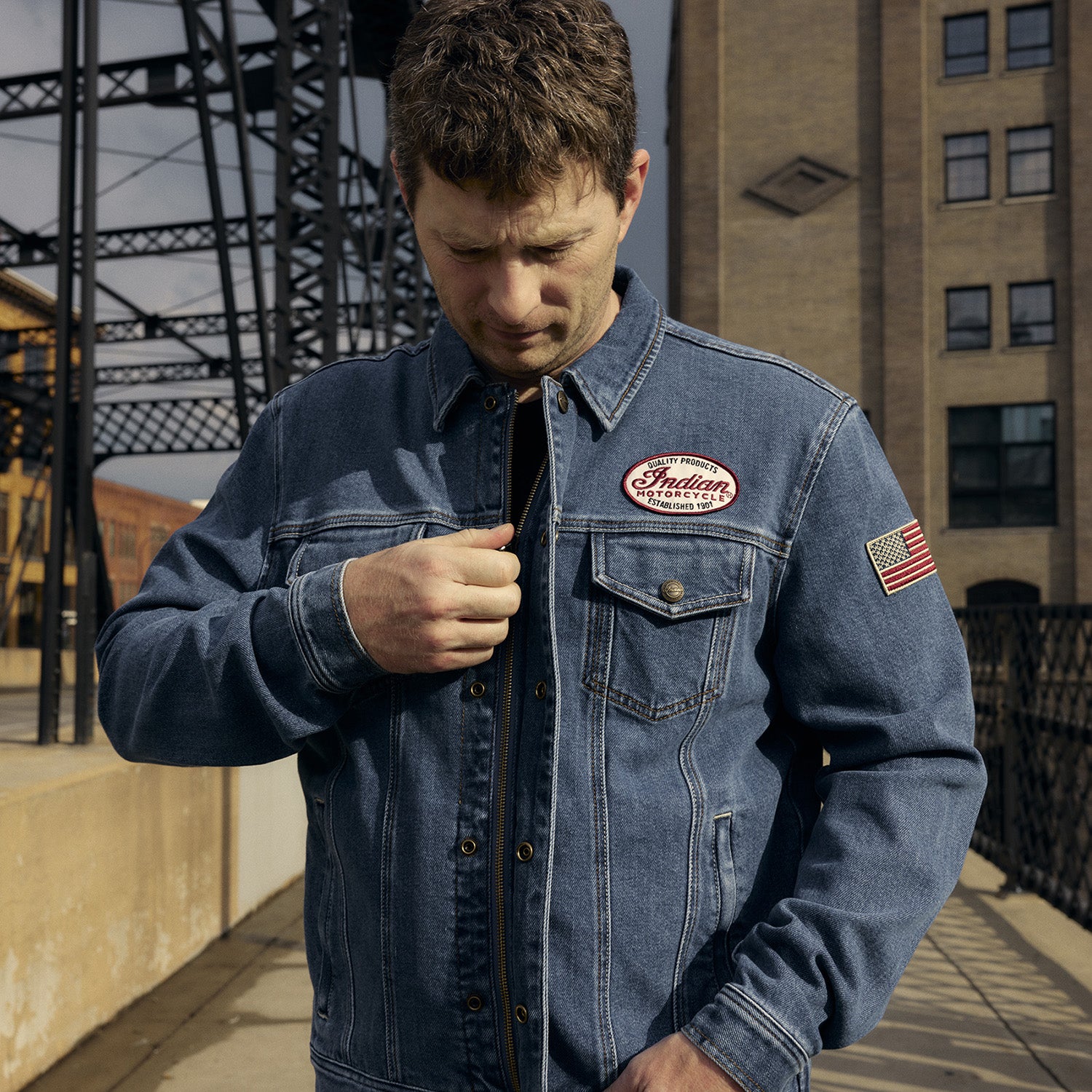 Men's Denim Jacket, Blue