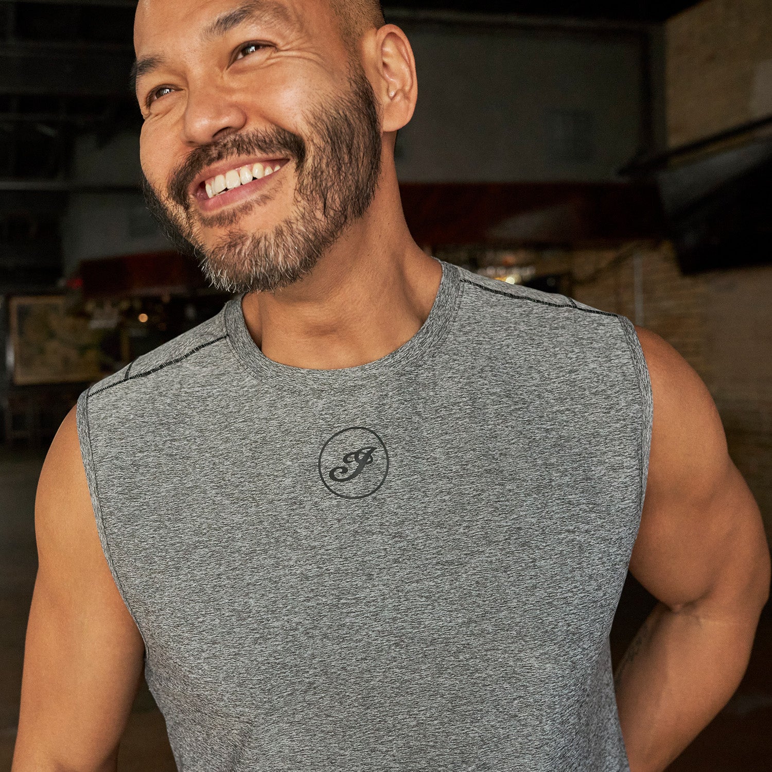 Men's Athlete Tank, Gray