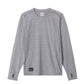 Men's Long Sleeve Thumbhole Athlete T-Shirt, Gray