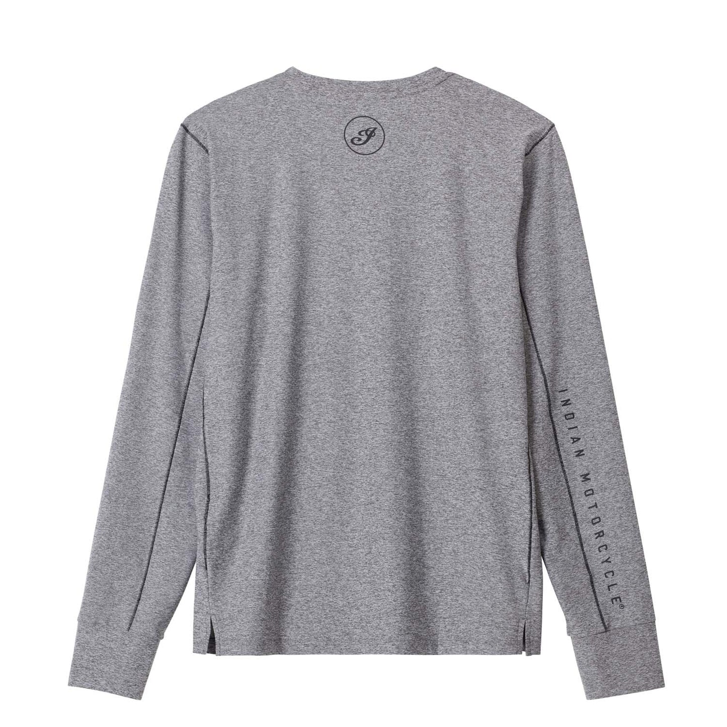 Men's Long Sleeve Thumbhole Athlete T-Shirt, Gray