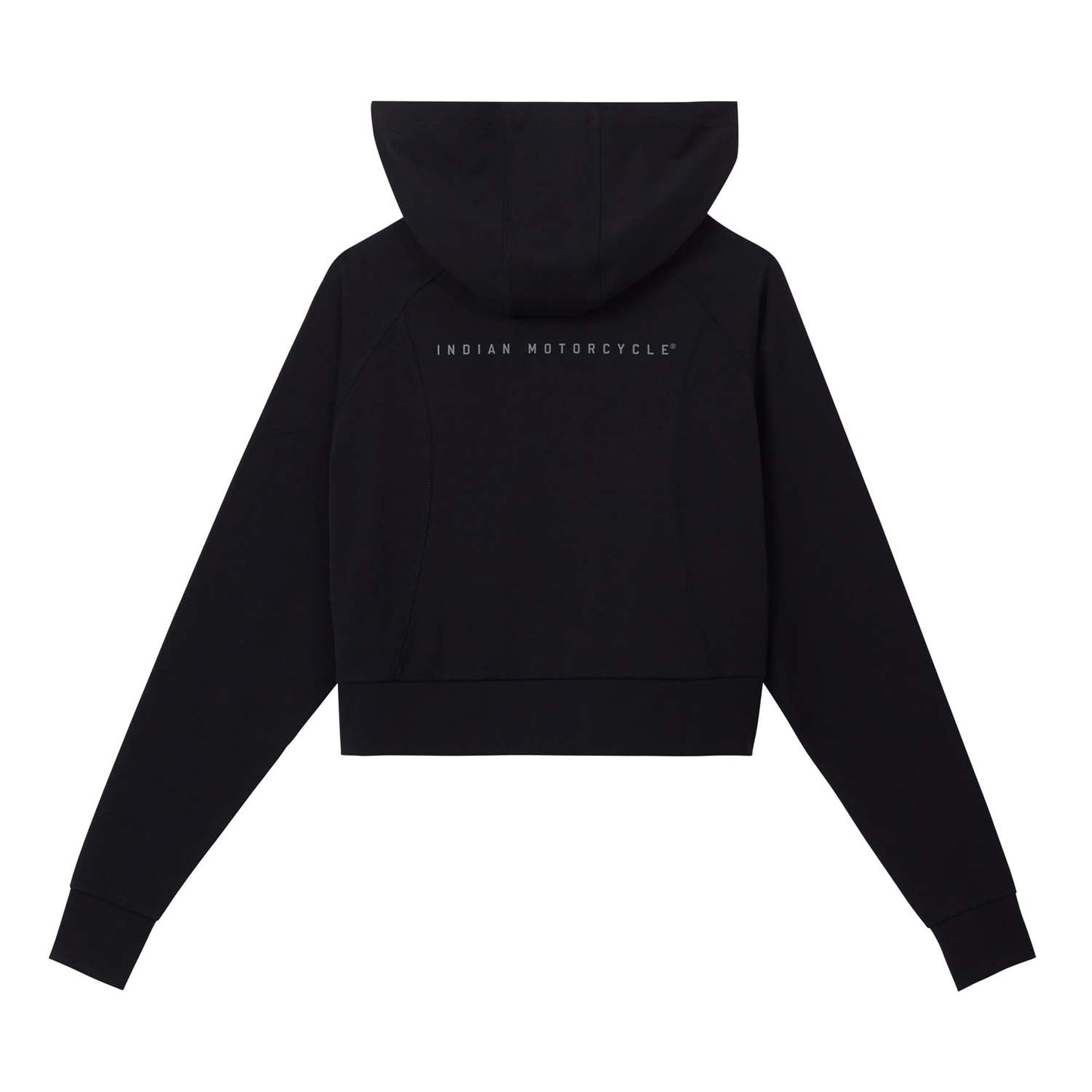 Women's Cropped Athlete Hoodie, Black