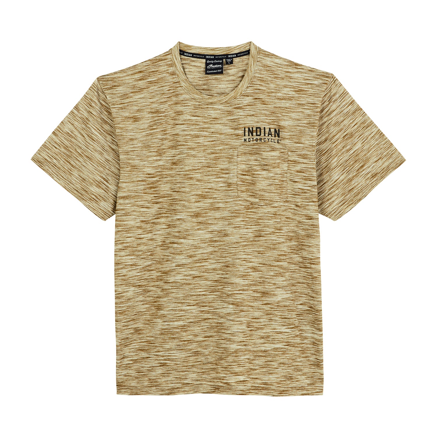 Men's Stencil Block Icon T-Shirt, Khaki