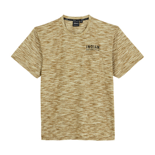 Men's Stencil Block Icon T-Shirt, Khaki