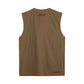 Men's Stencil Block Icon Tank, Khaki